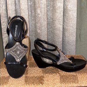 Naturalizer Angelo Sandals 9.5 Black/Silver